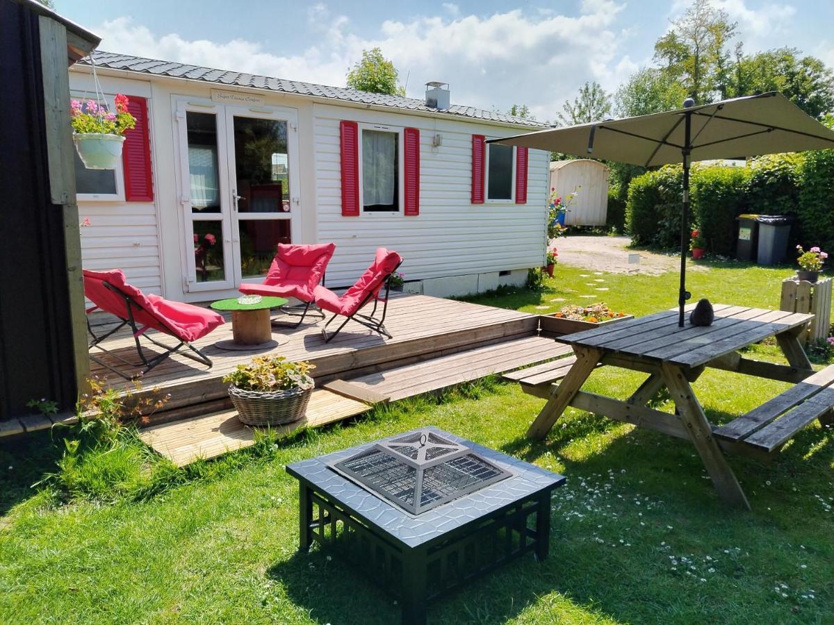 Mobil-Home Coin De Paradis En Cote D'Opale Sur Terrain Prive Et Sa Caravane Hermelinghen Екстериор снимка